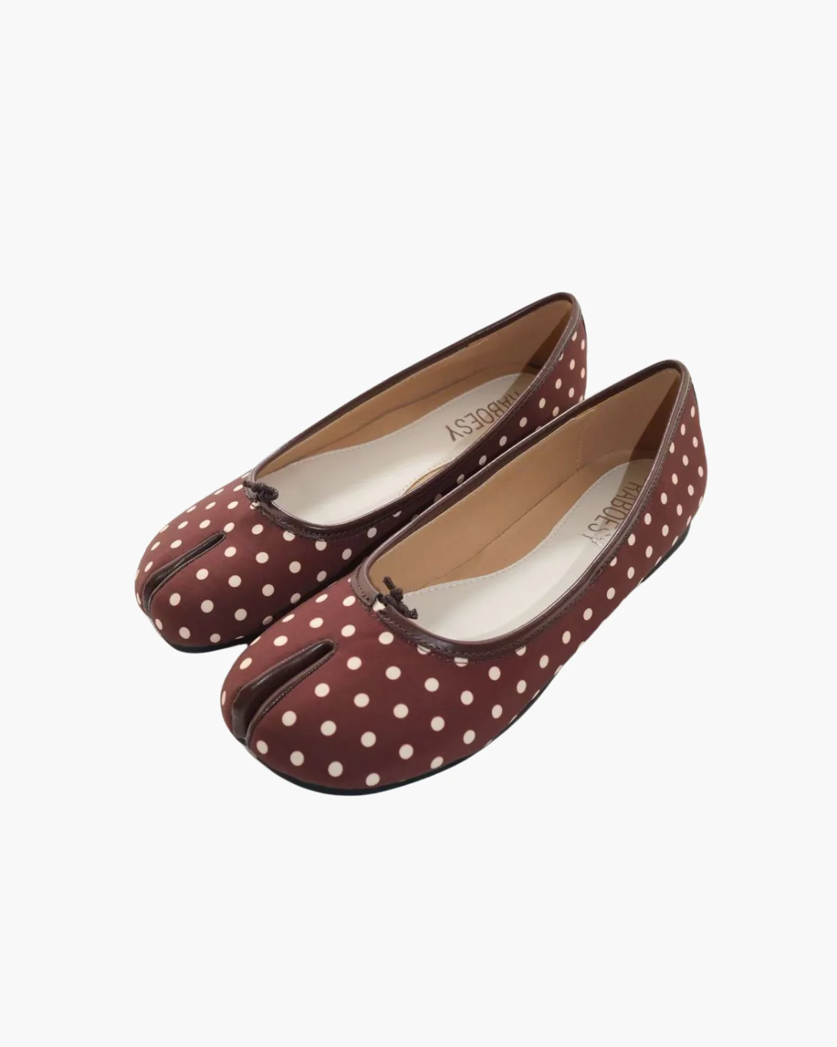 Satin Polka Dots Ballet Flats - Image 10