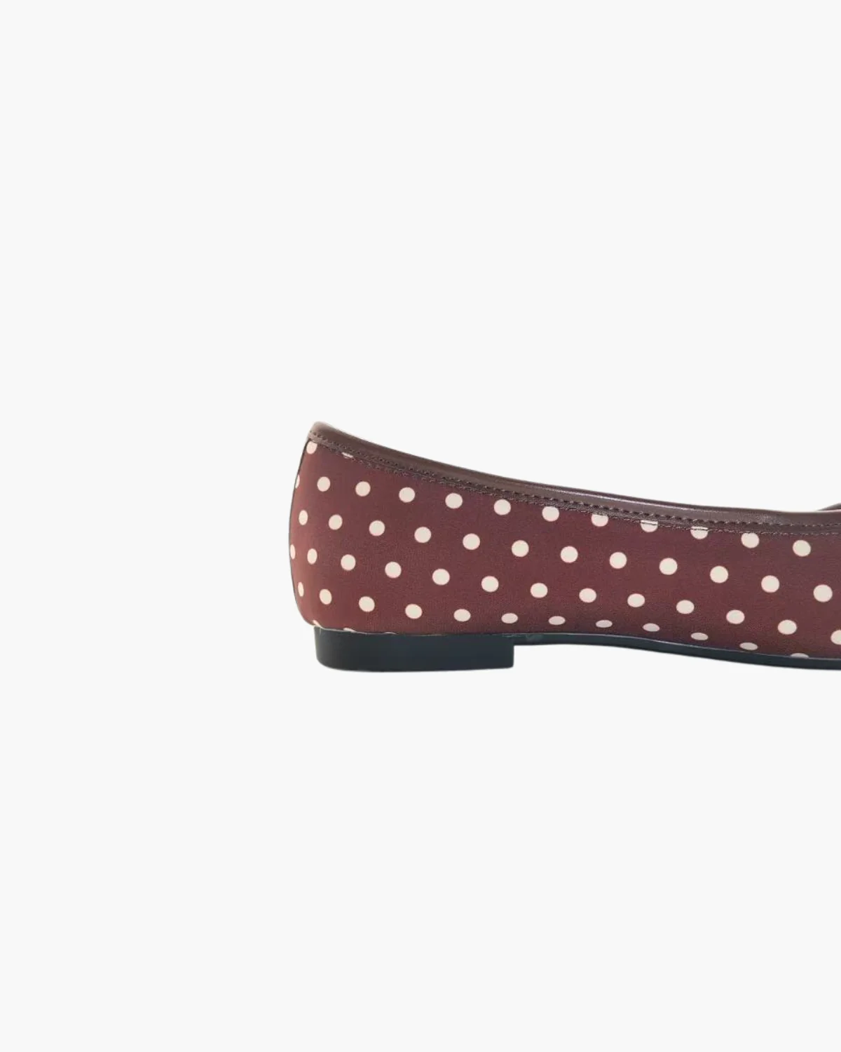Satin Polka Dots Ballet Flats - Image 11