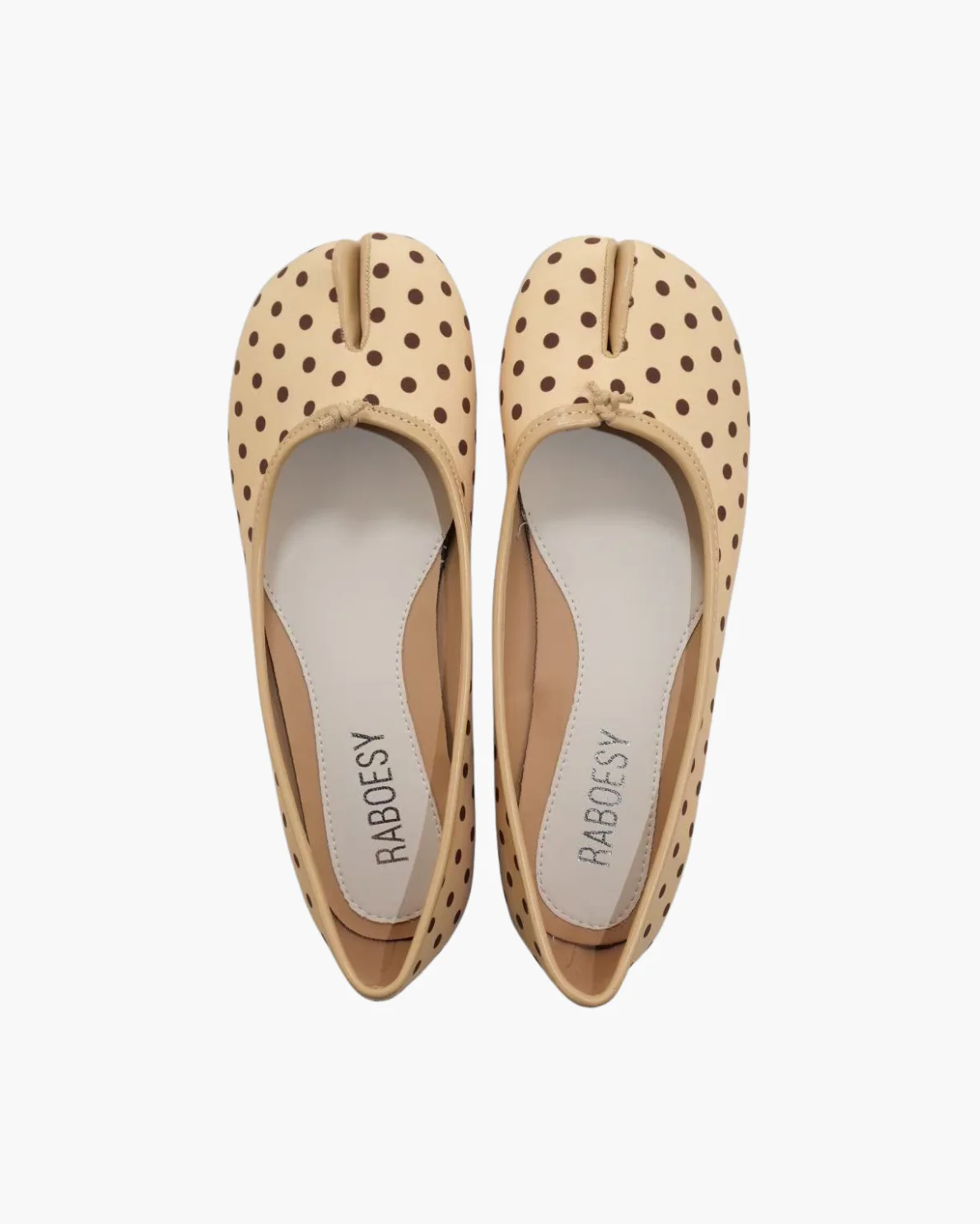 Satin Polka Dots Ballet Flats - Image 2
