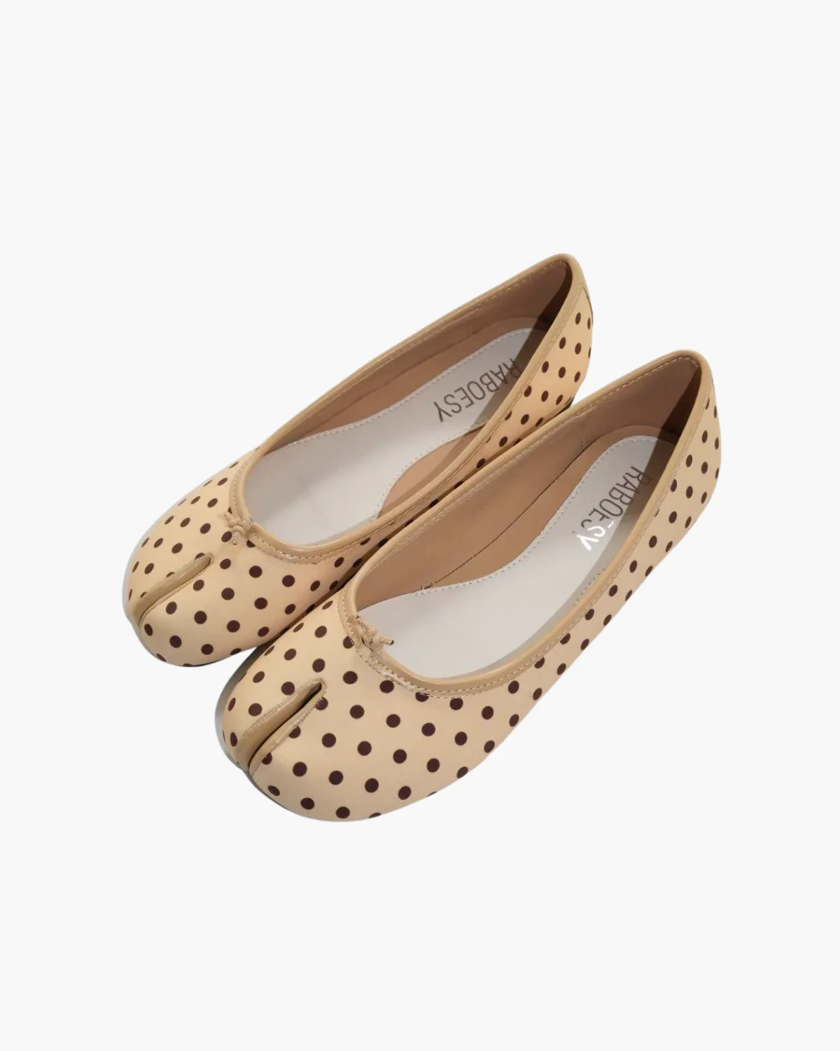 Satin Polka Dots Ballet Flats - Image 5