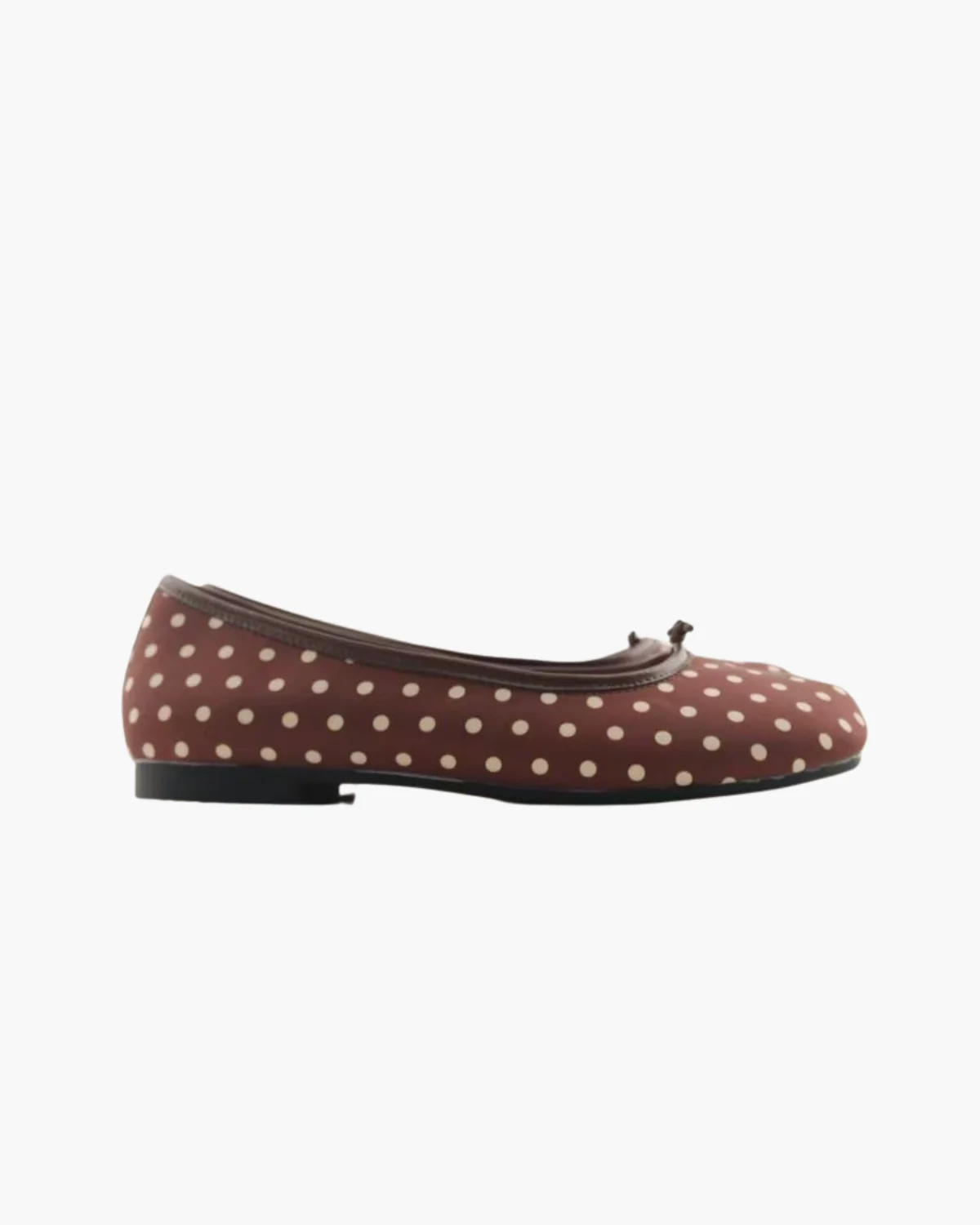 Satin Polka Dots Ballet Flats - Image 8