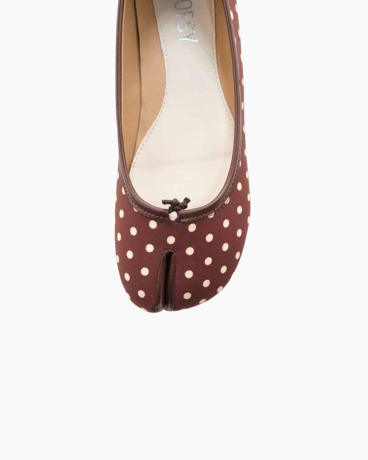 Satin Polka Dots Ballet Flats - Image 9