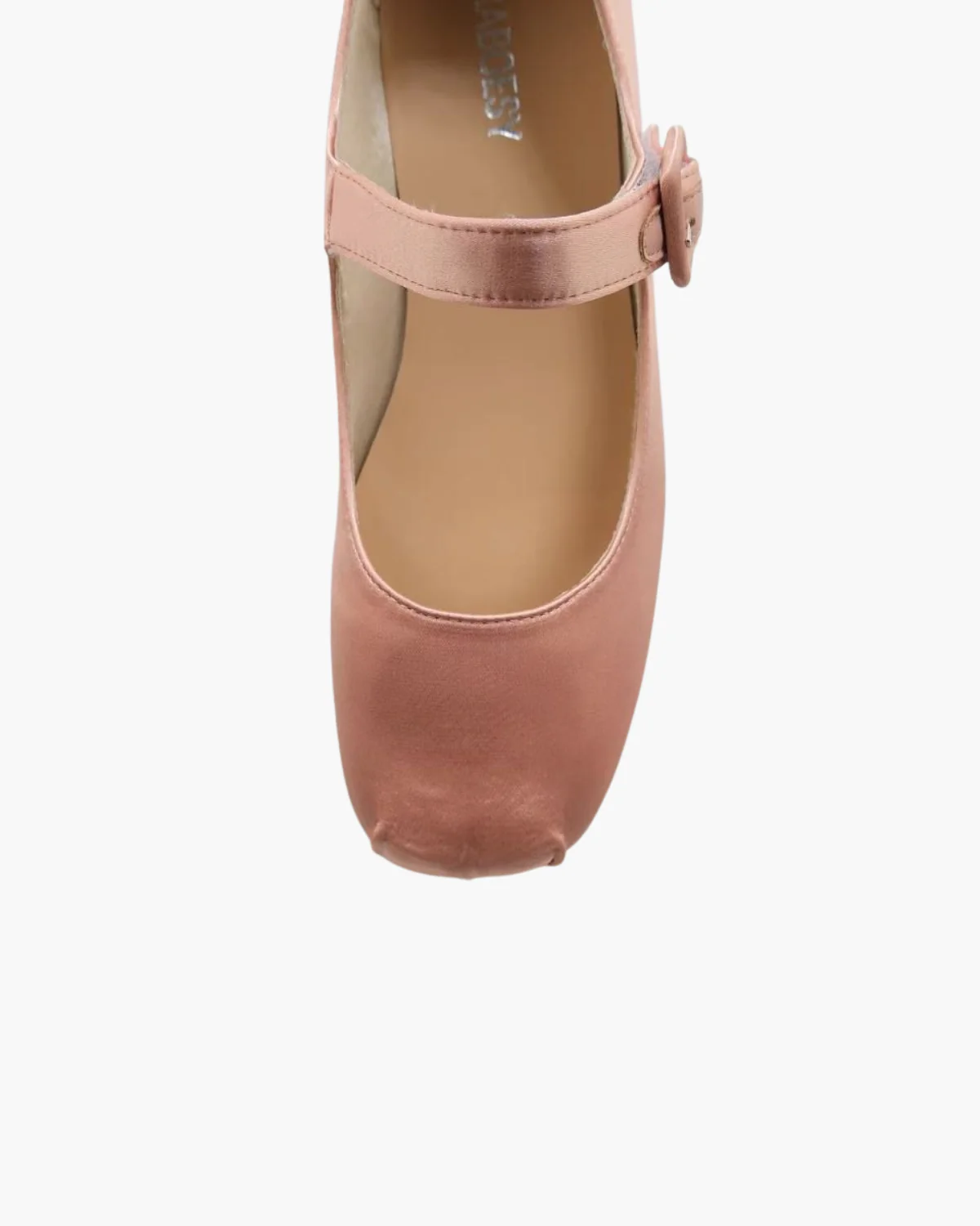 Satin Square Toe Mary Jane Flats - Image 10