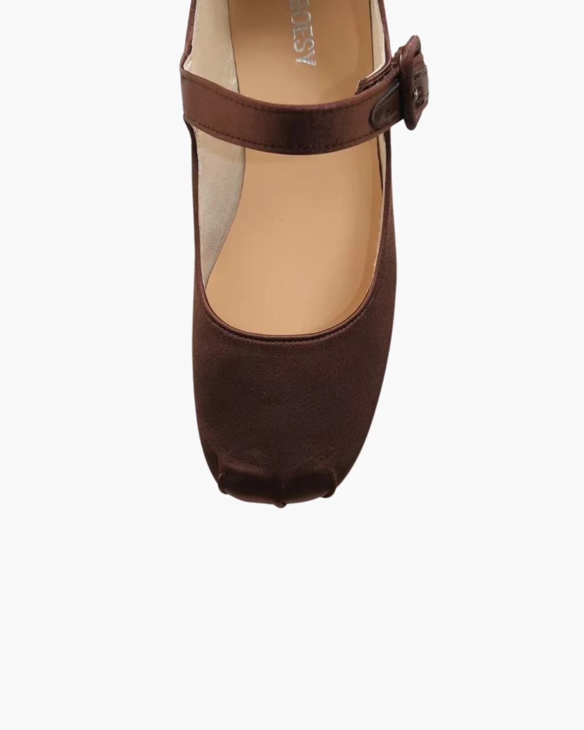 Satin Square Toe Mary Jane Flats - Image 16