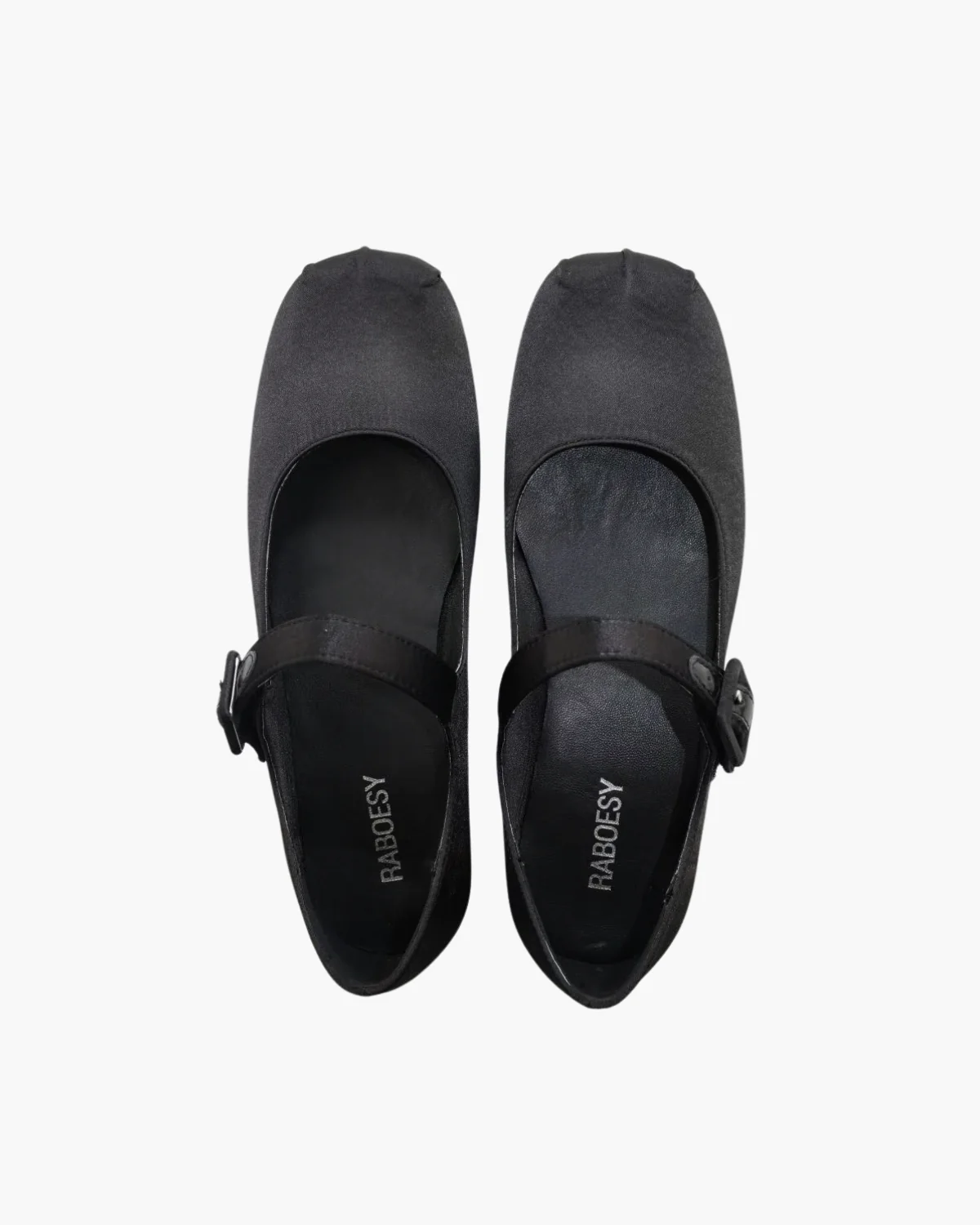 Satin Square Toe Mary Jane Flats - Image 2