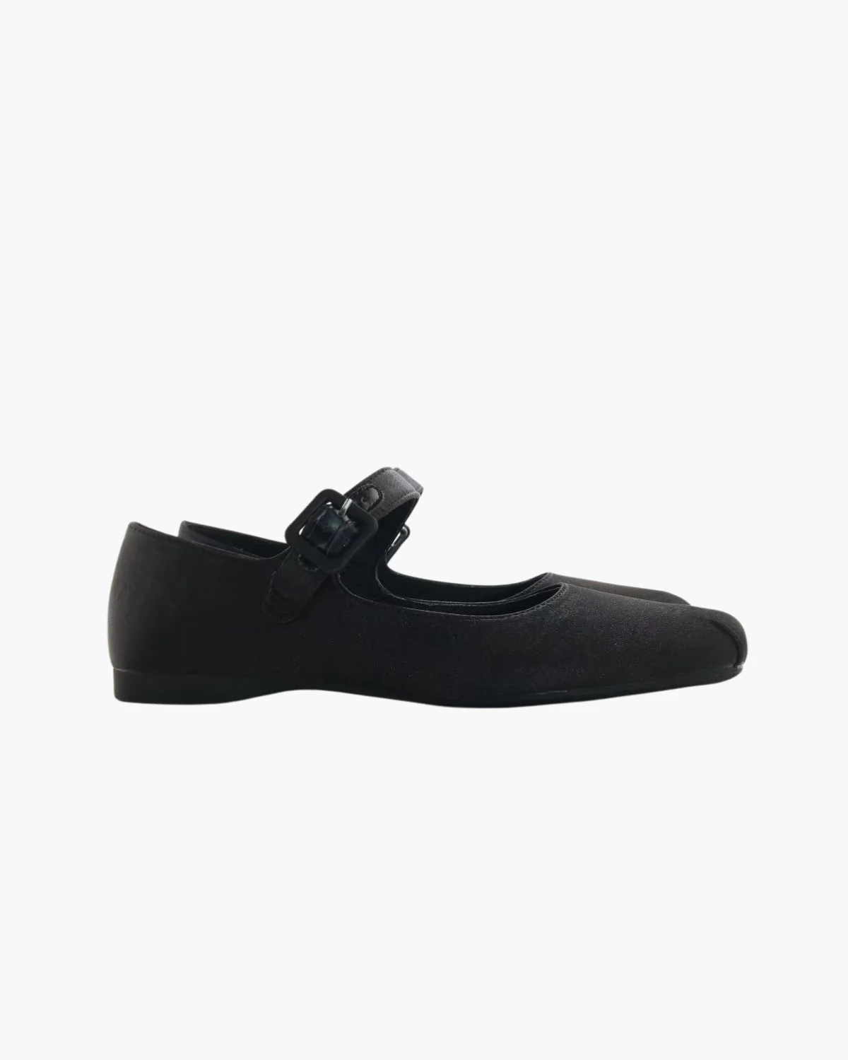 Satin Square Toe Mary Jane Flats - Image 3