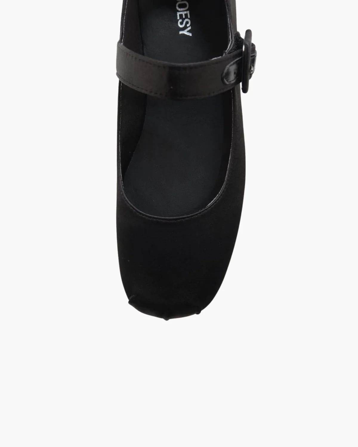 Satin Square Toe Mary Jane Flats - Image 4