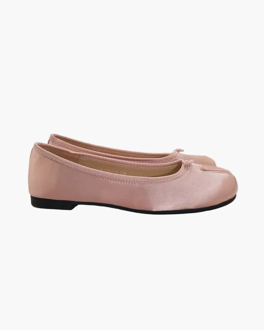 Satin Tabi Ballet Flats - Image 3
