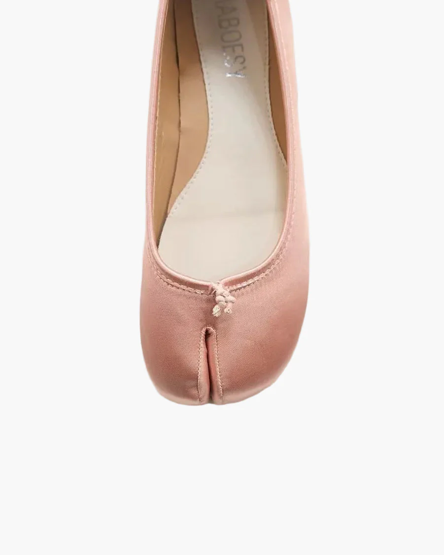 Satin Tabi Ballet Flats - Image 5