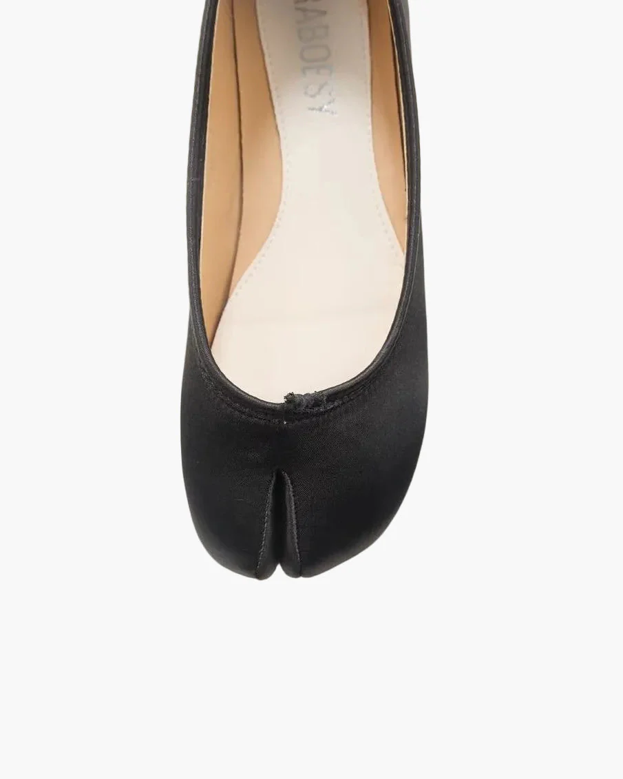 Satin Tabi Ballet Flats - Image 9