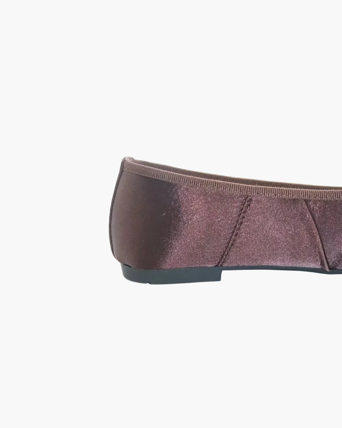 Satin Wrinkles Tabi Ballet Flats - Image 18