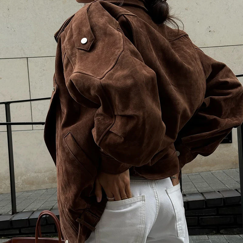 Short Loose Jacket Coat - Image 3