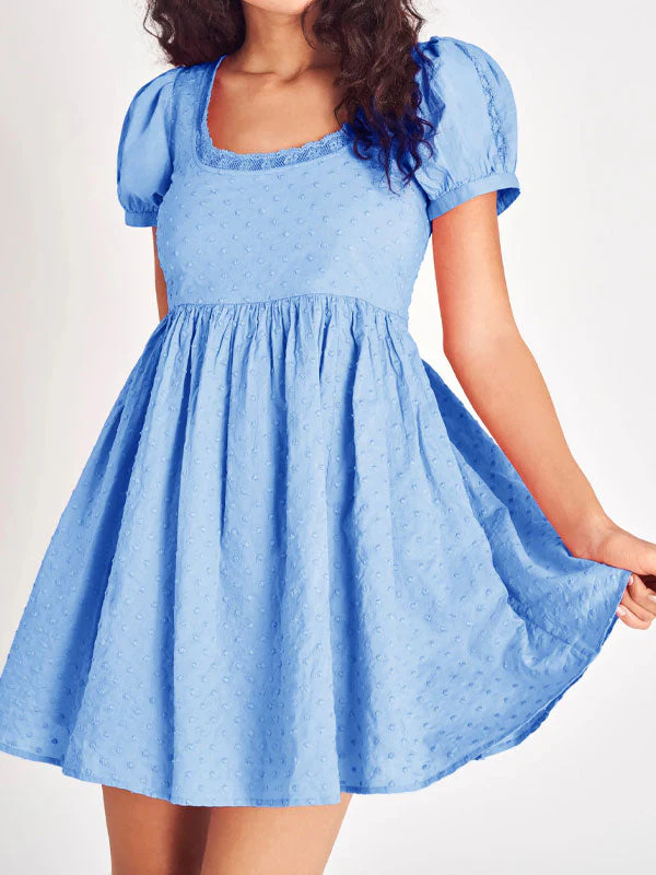 Short sleeve mini dress