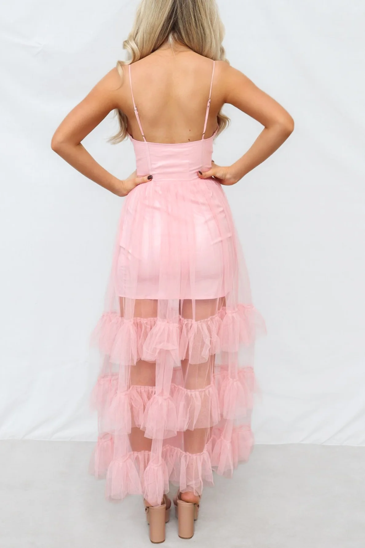 Sibyl Maxi Dress - Pink - Image 2