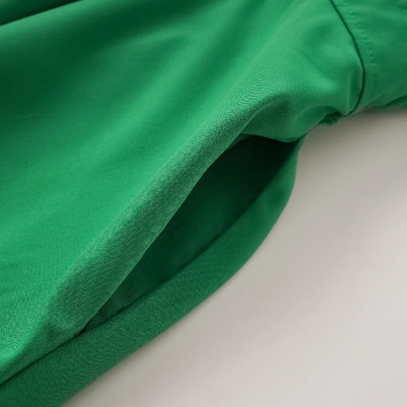 Sleeveless Solid Color Lapel Midi Dresses - Image 13