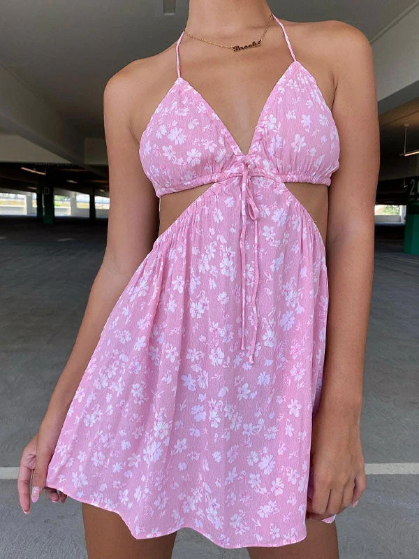 Strappy printing dress - Image 2