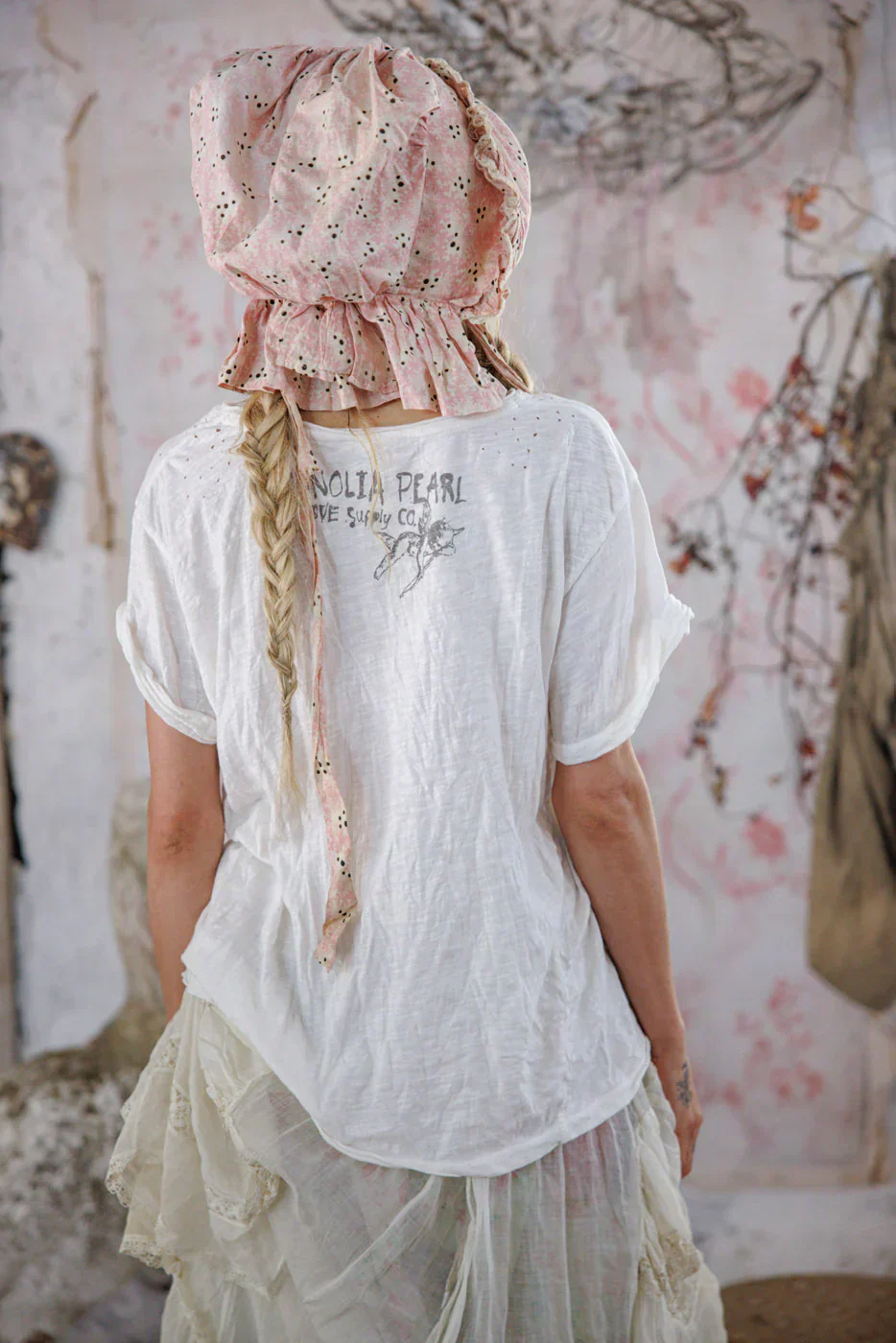 Strawberry Blooms T 2361 in True by MPearl - Image 3