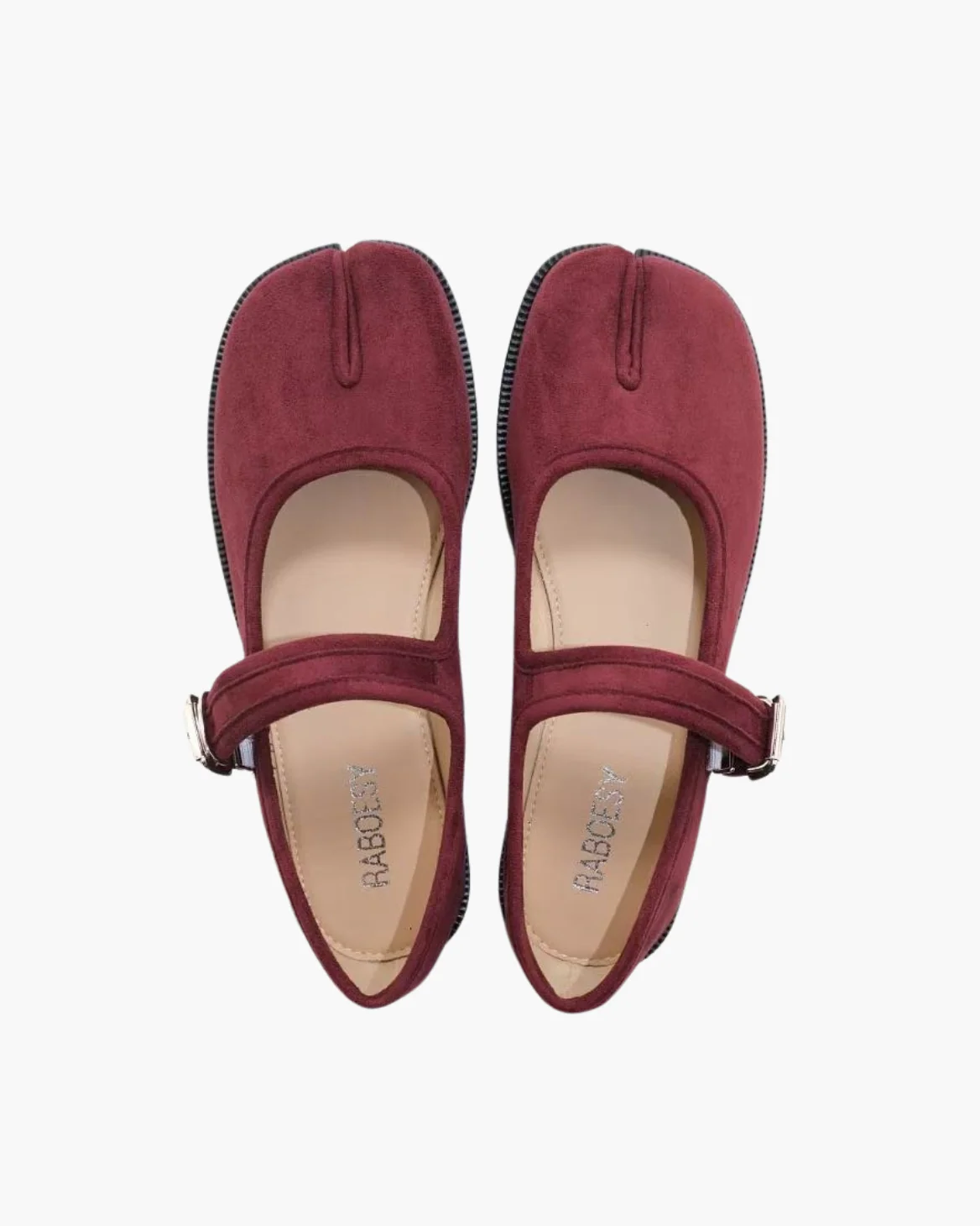 Suede Tabi Mary Jane Flats - Image 2