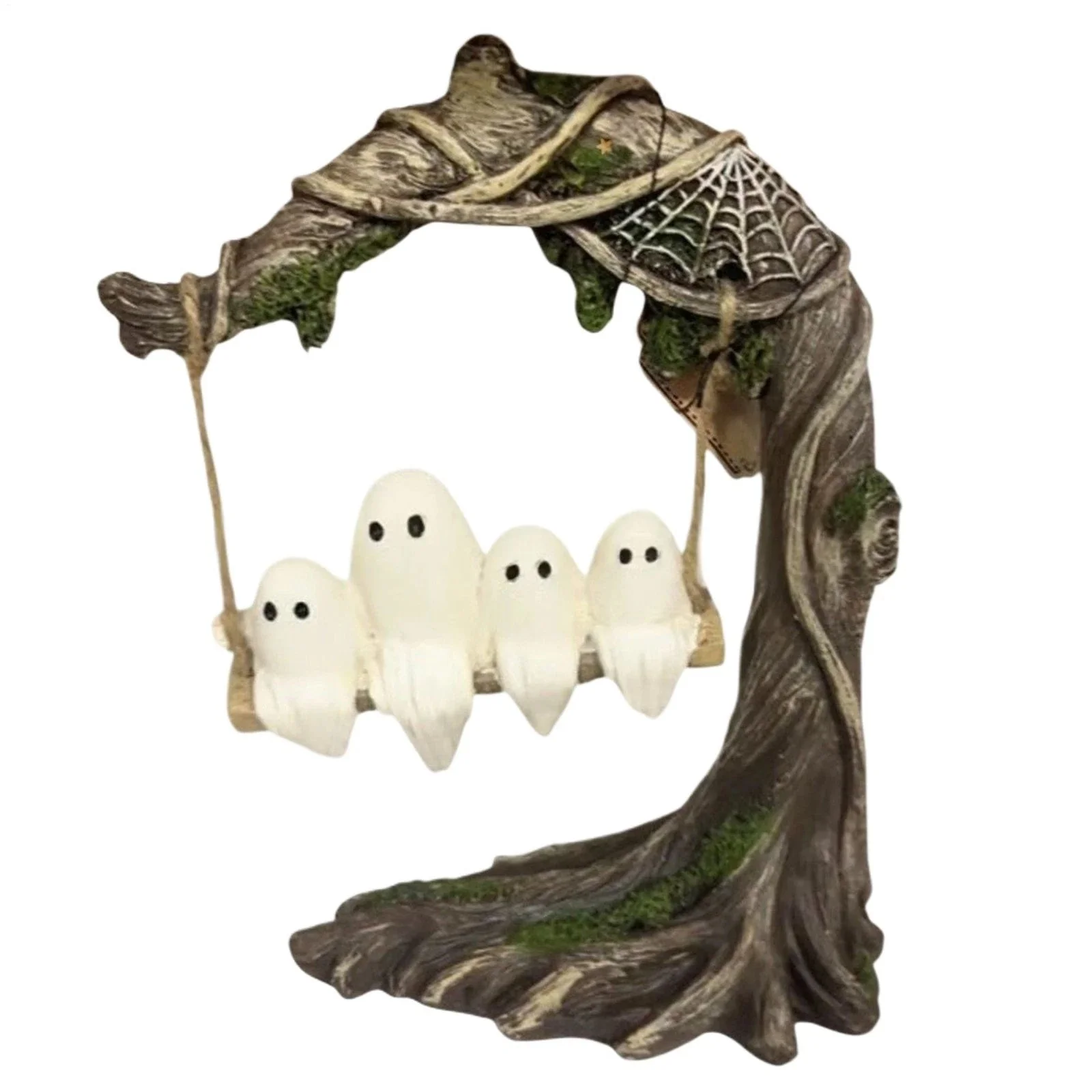 Halloween Swinging Ghost on Tree Swing🎃 - Image 3