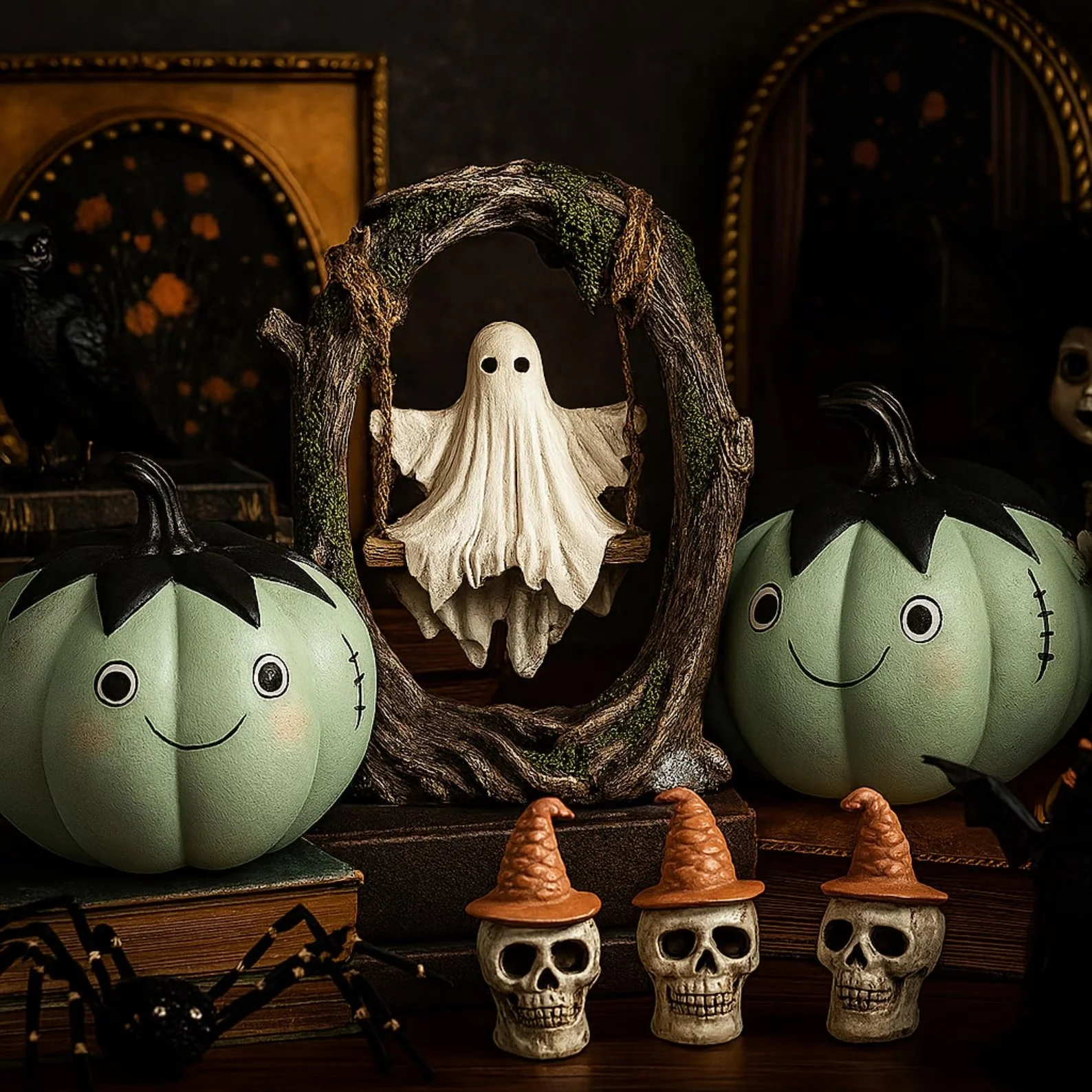 Halloween Swinging Ghost on Tree Swing🎃 - Image 8