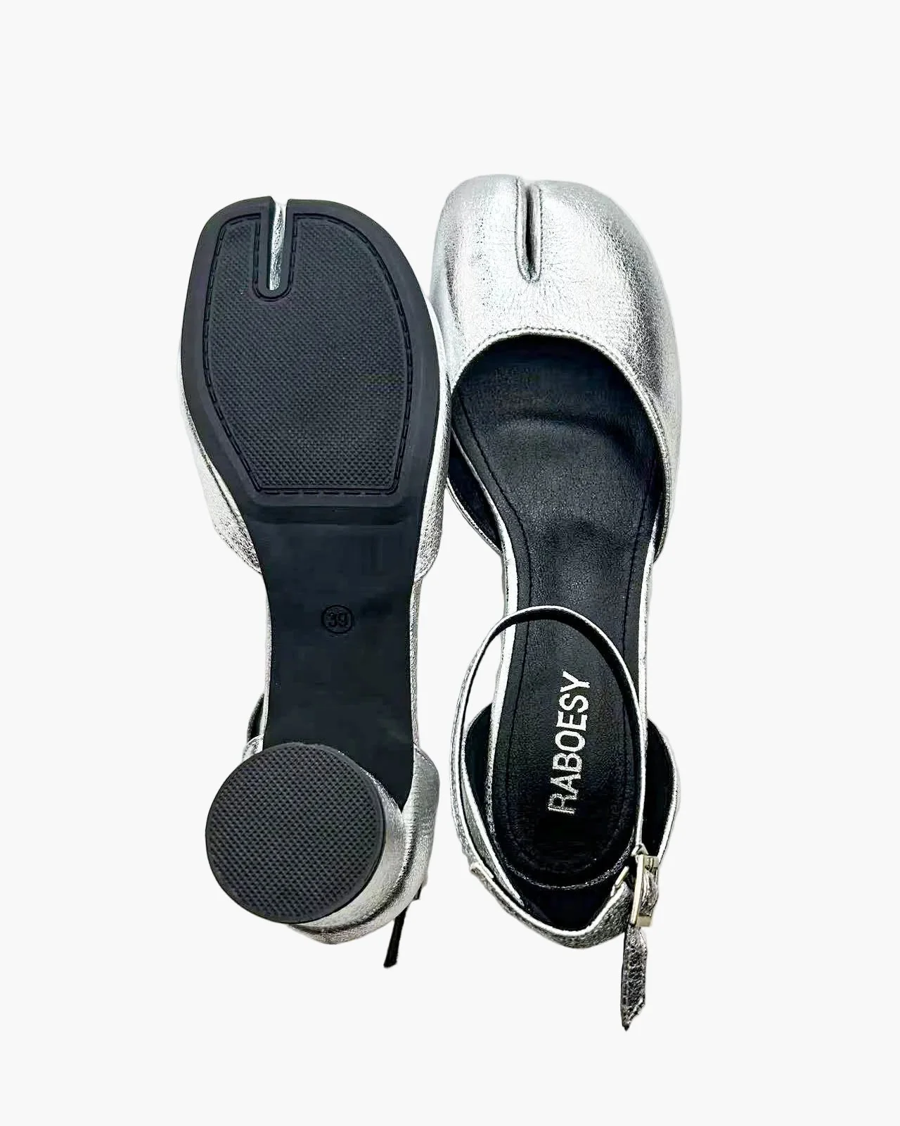 Tabi Ankle Strap Sandal Pumps - Image 10
