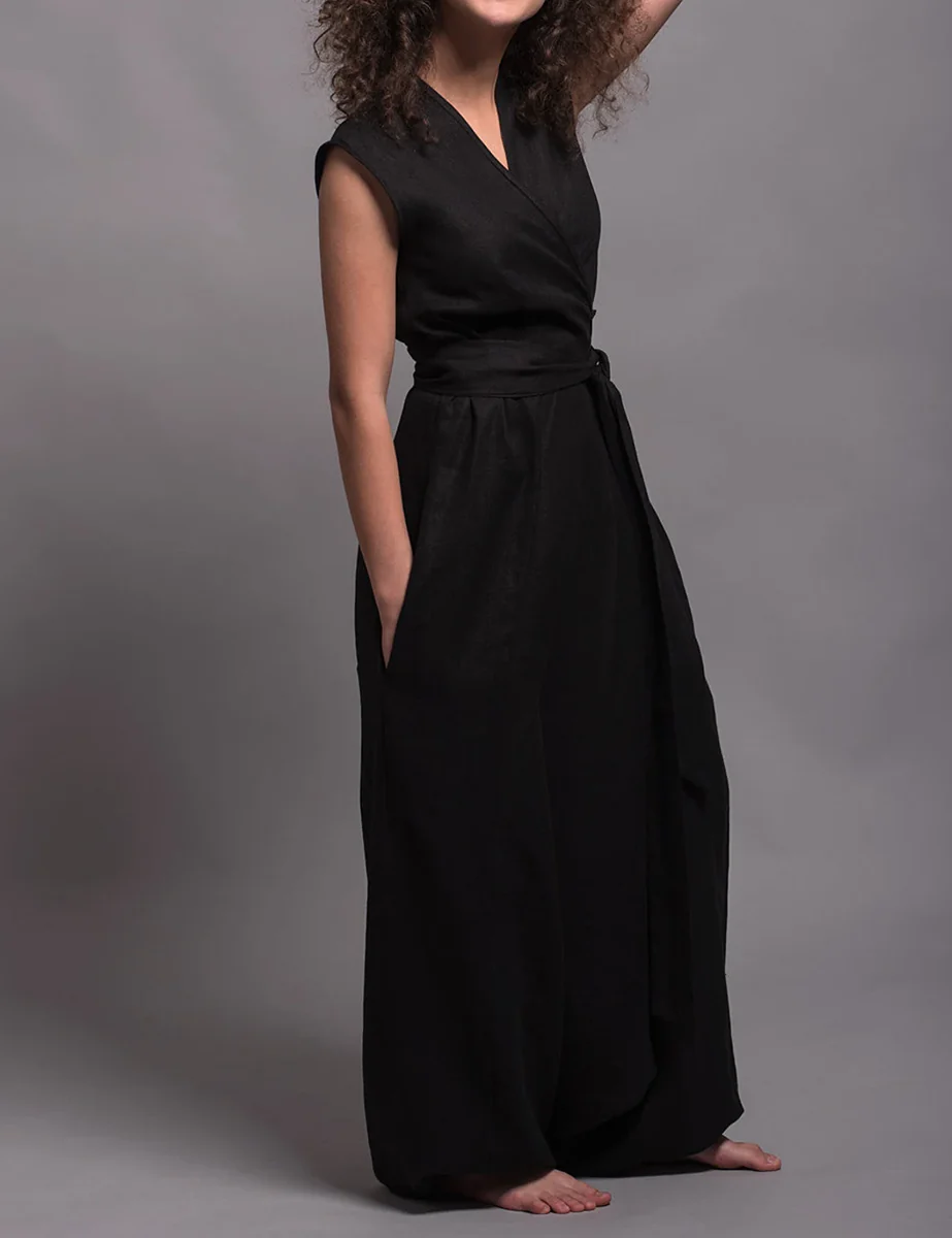 Tess Convertible Linen Jumpsuit - Image 6