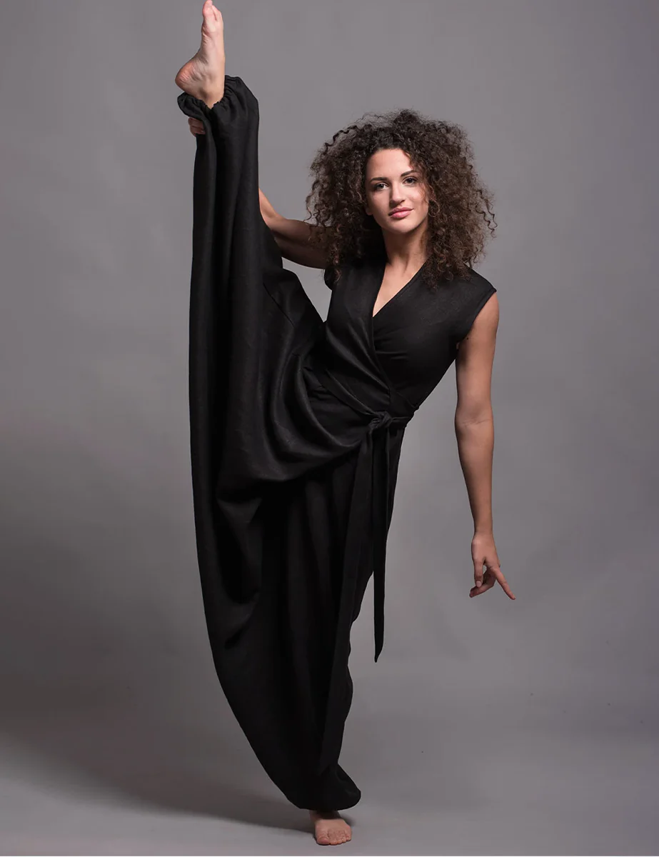 Tess Convertible Linen Jumpsuit - Image 7