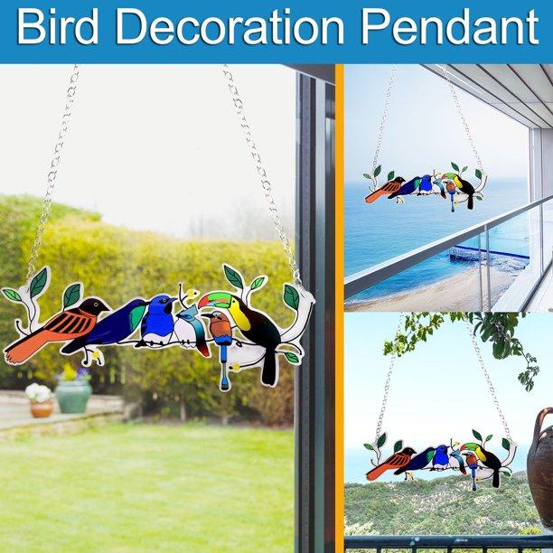 🎁The best Christmas Gift-Birds Stained Glass Window Panel Hangings🐦 - Image 9