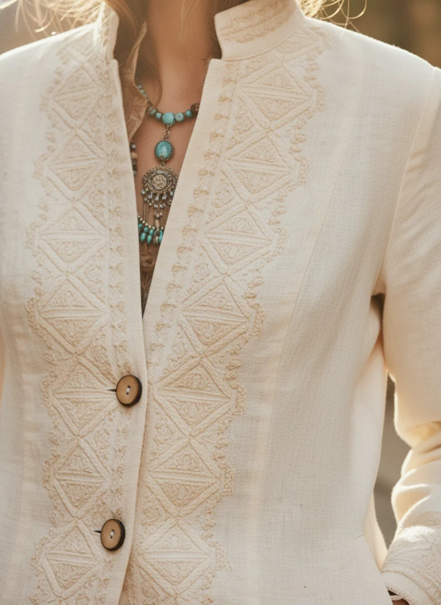 The Embroidered Artisan Jacket - Image 2