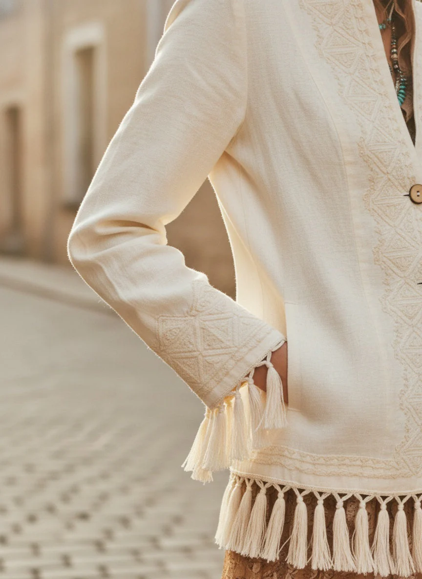 The Embroidered Artisan Jacket - Image 3