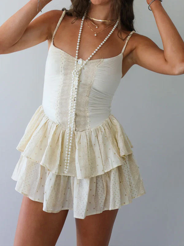 Thin straps mini dress - Image 2