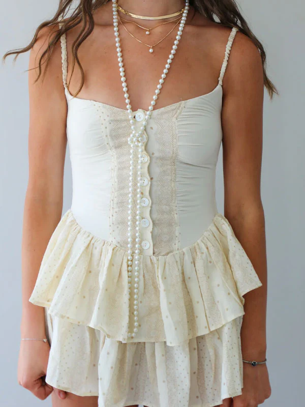 Thin straps mini dress - Image 3