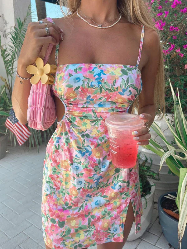 Thin straps ruched dress - Image 2