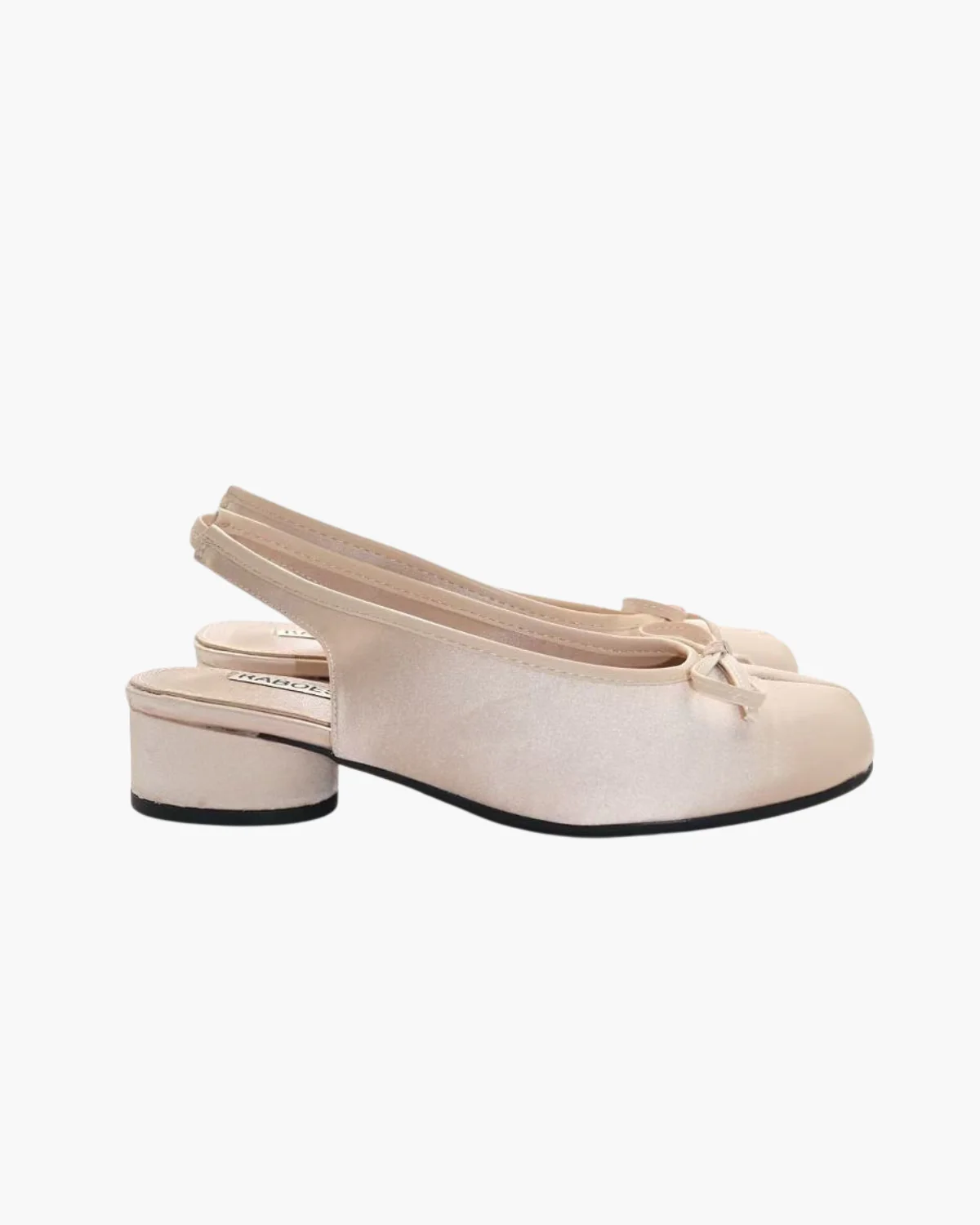 Bow Tie Slingback Tabi Pumps - Image 10