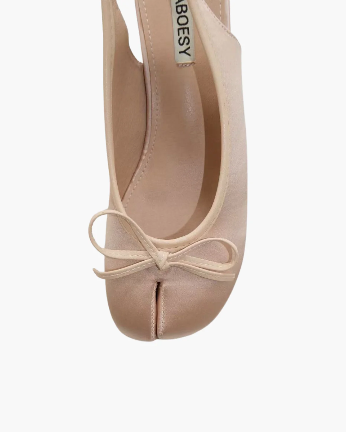 Bow Tie Slingback Tabi Pumps - Image 12