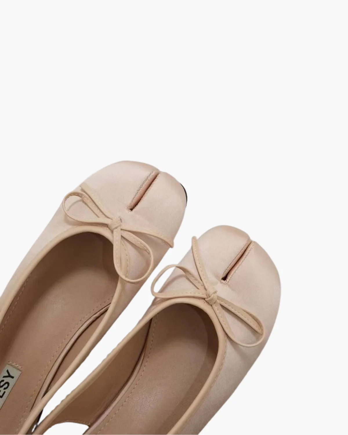 Bow Tie Slingback Tabi Pumps - Image 14