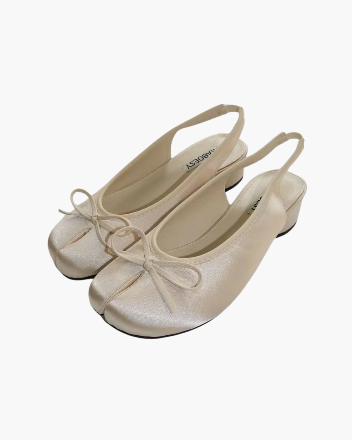 Bow Tie Slingback Tabi Pumps - Image 19