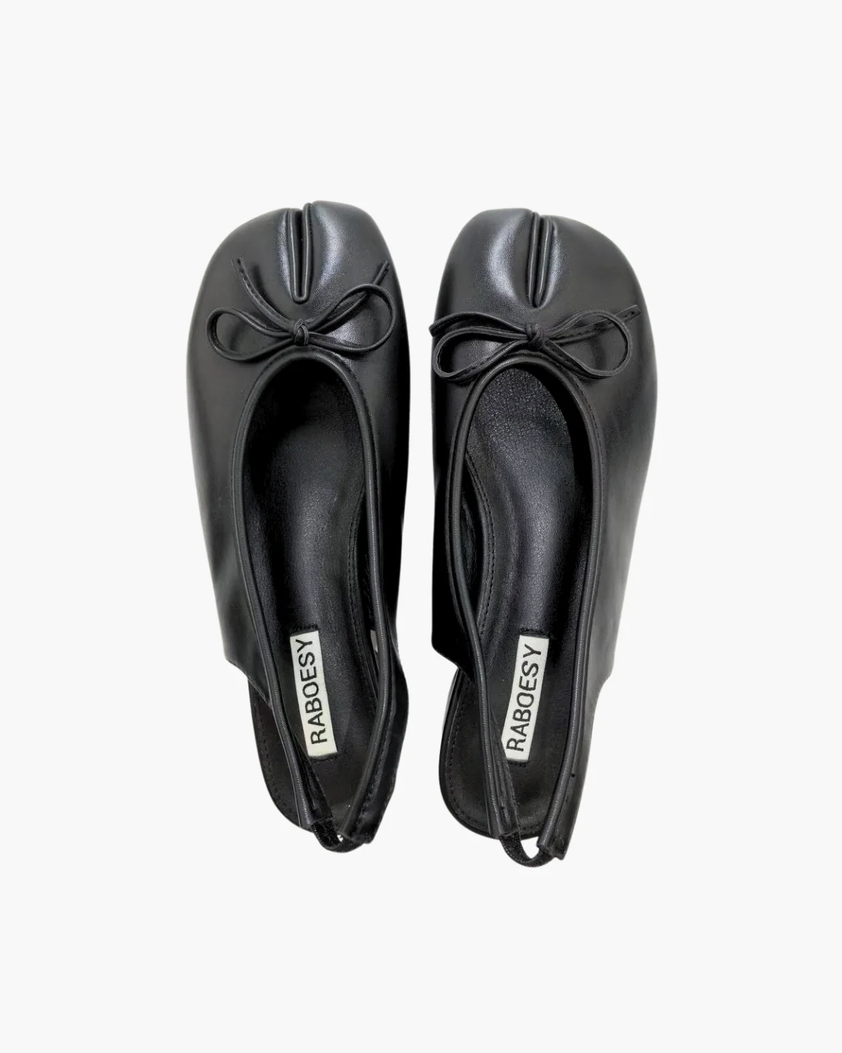 Bow Tie Slingback Tabi Pumps - Image 5