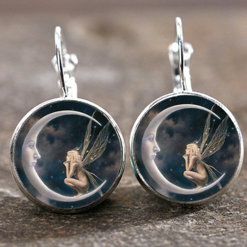 Time Stone Sunflower Earrings - Image 3