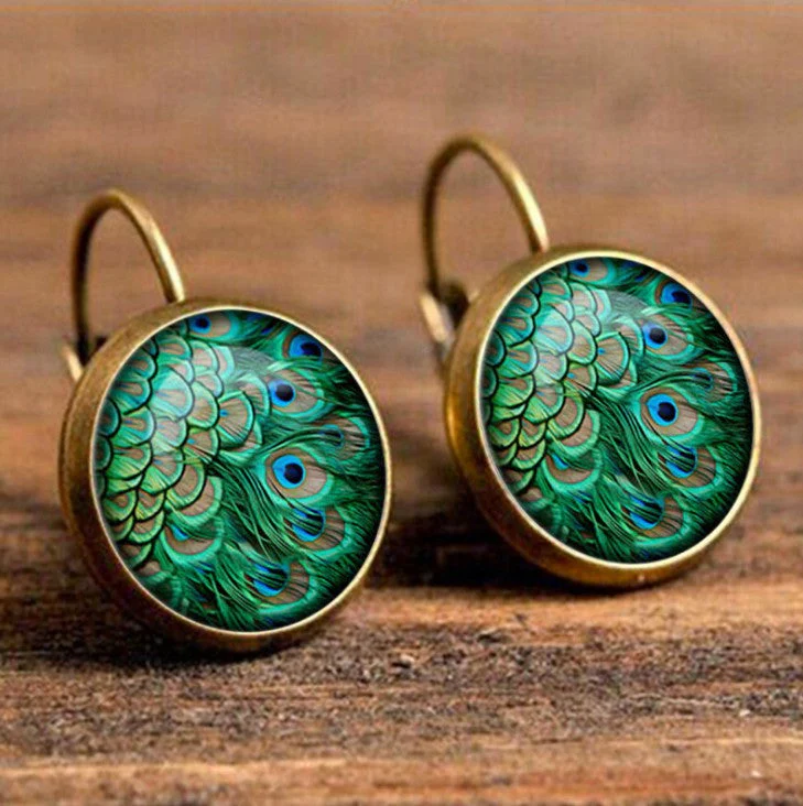 Time Stone Sunflower Earrings - Image 9