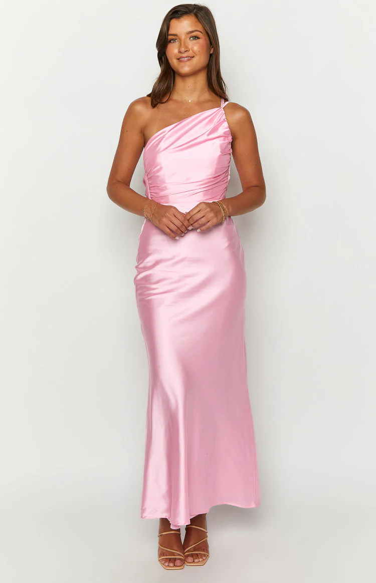 Tina Pink Formal Maxi Dress - Image 2