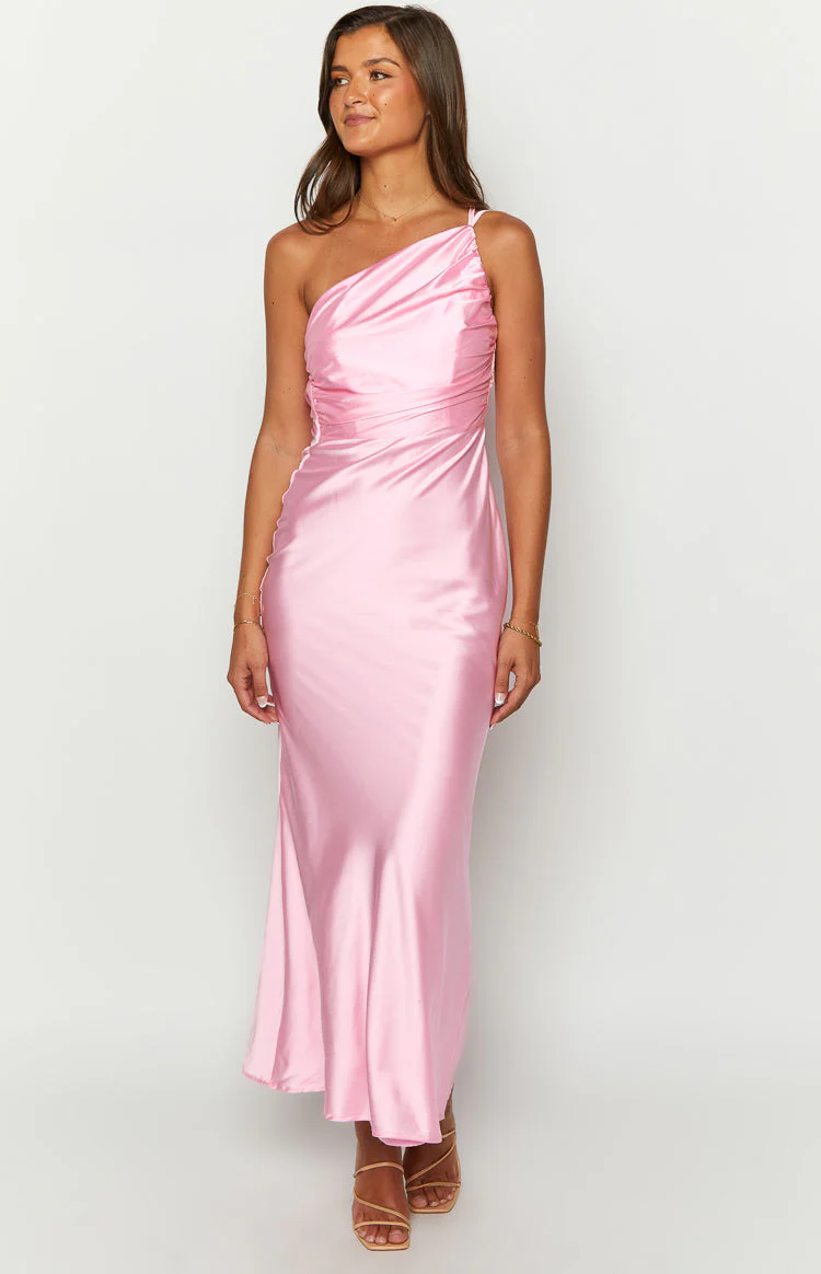 Tina Pink Formal Maxi Dress - Image 3