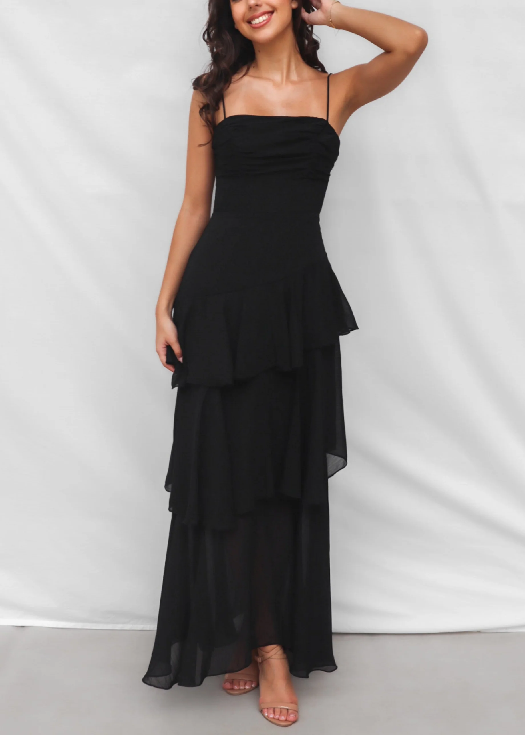Tommi Maxi Dress - Black - Image 2