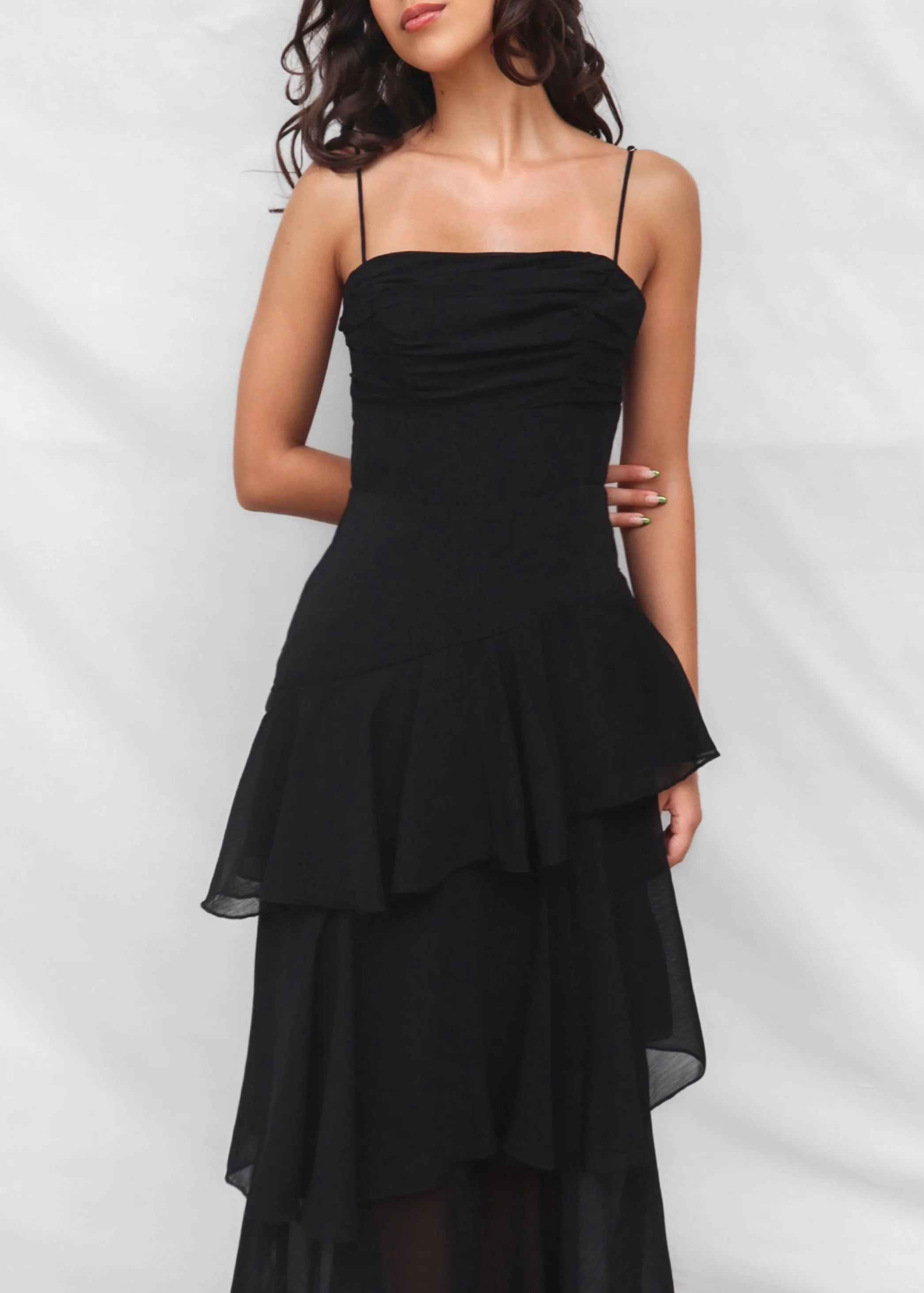 Tommi Maxi Dress - Black - Image 4