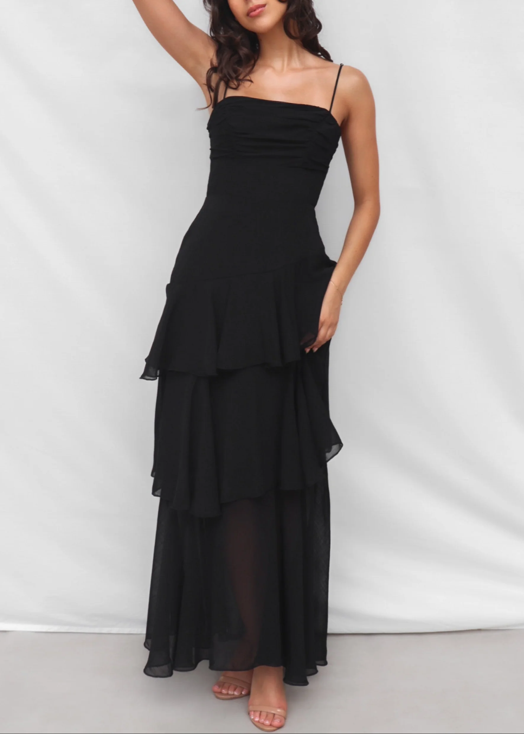 Tommi Maxi Dress - Black - Image 5