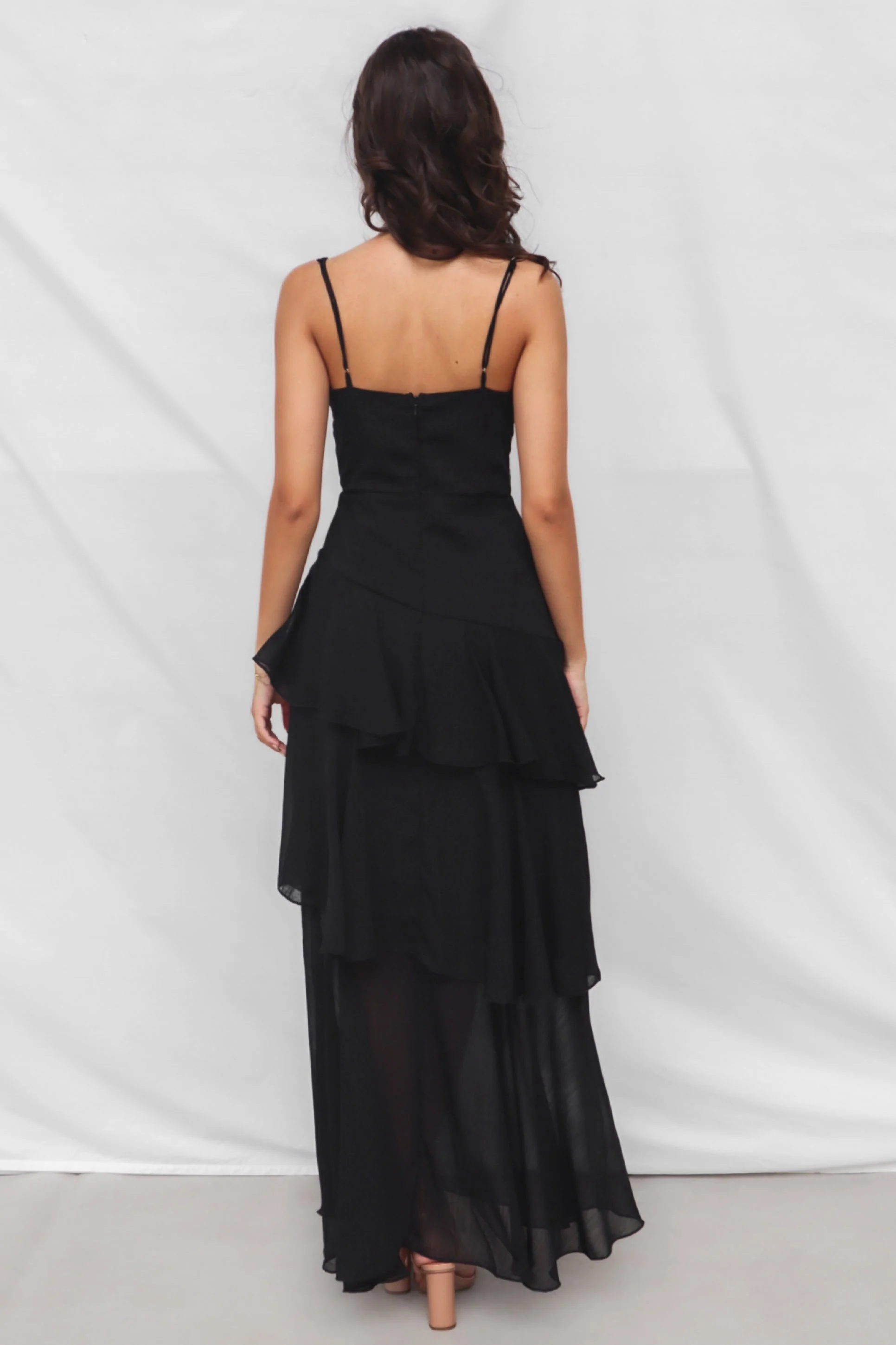 Tommi Maxi Dress - Black - Image 7