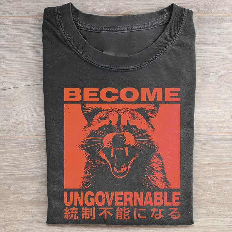 Ungovernable Raccoon T-shirt