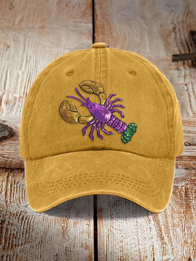 Unisex Distressed Cotton Mardi Gras Hat - Image 5
