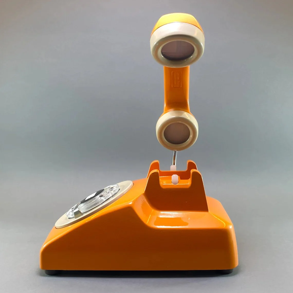 Upcycled Rotary Phone Lamp, Vintage Desk Light - Image 11