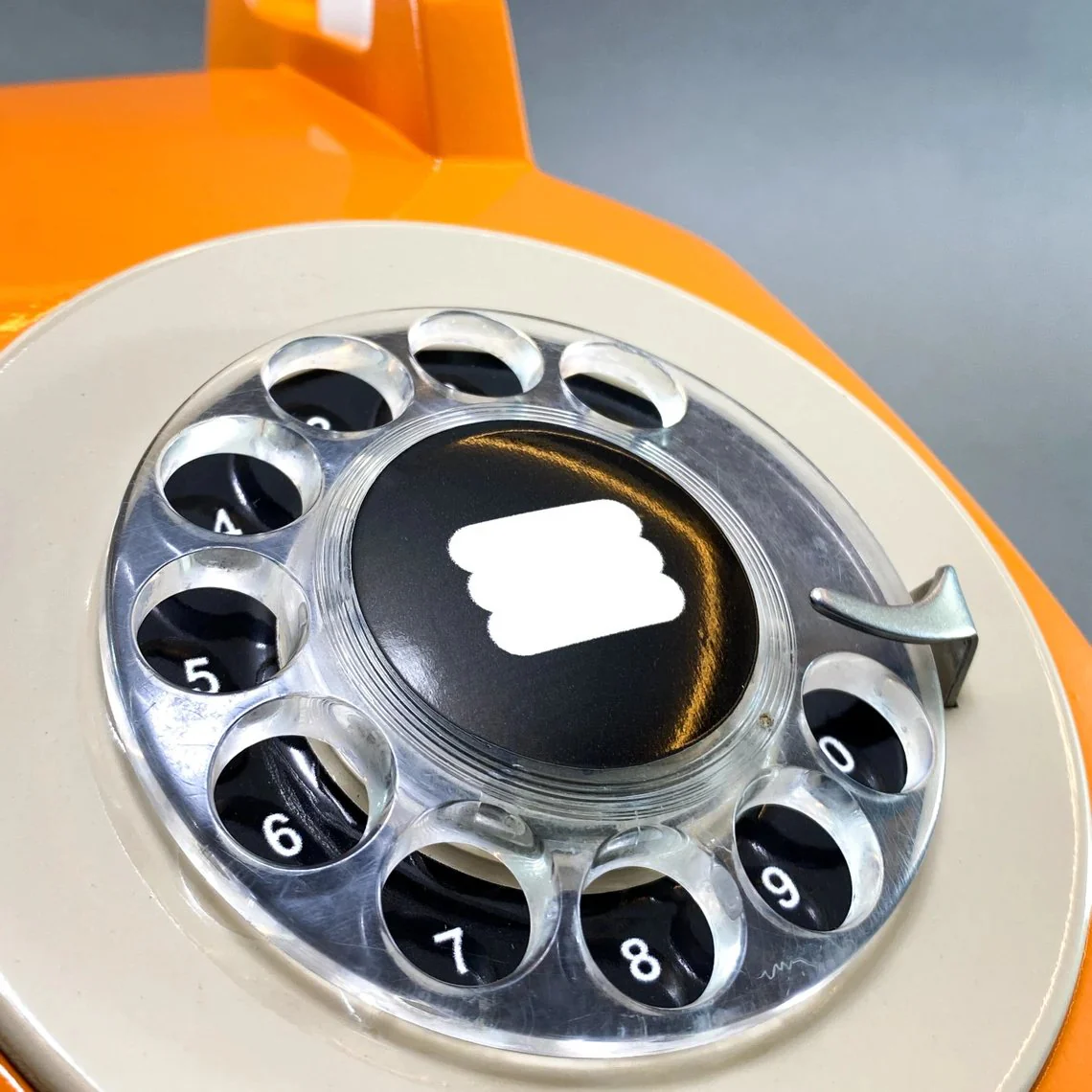 Upcycled Rotary Phone Lamp, Vintage Desk Light - Image 2